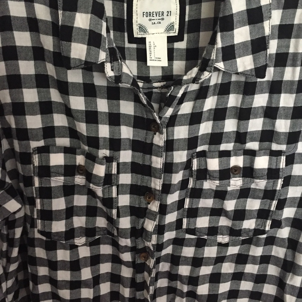 Button Down From Forever 21, Size L - image 2